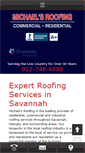 Mobile Screenshot of michaelsroofingsavannah.com
